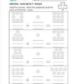 adding 1 - clovers