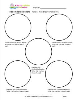 basic circle fractions