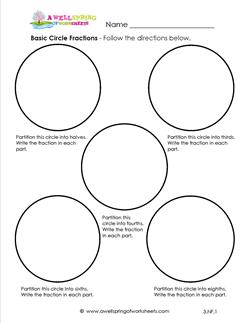 basic circle fractions