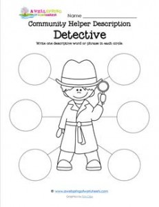 Community Helper Description - Detective