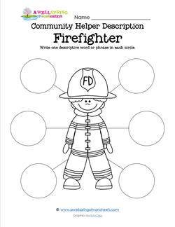 Community Helper Description - Firefighter