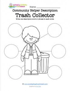 Community Helper Description - Trash Collector
