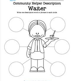 Community Helper Description - Waiter