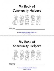 Community Helpers Book - My Book of Community Helpers