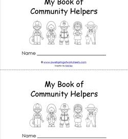 Community Helpers Book - My Book of Community Helpers