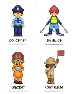 Community Helpers Flash Cards - Page 5 of 6