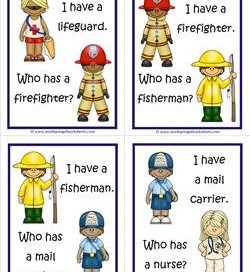 Community Helpers I Have Who Has - Page 3 of 6