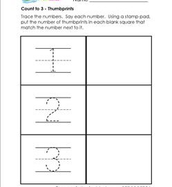 Count to 3 - Thumbprints