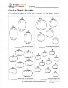 Counting Objects - Pumpkins