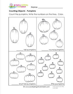 Counting Objects - Pumpkins