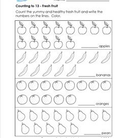 Counting to 13 - Fresh Fruit