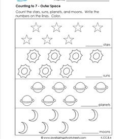 Counting to 7 - Outer Space