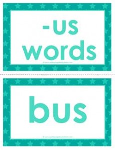 cvc word cards -us words