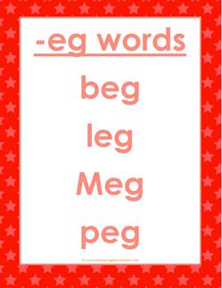 cvc words list -eg words