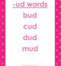 cvc words list -ud words