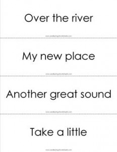fry phrases flash cards - the second 100 - black and white