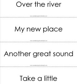 fry phrases flash cards - the second 100 - black and white