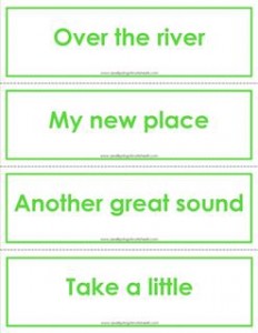 fry phrases flash cards - the second 100 - color