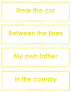 fry phrases flash cards - the third 100 - color