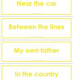 fry phrases flash cards - the third 100 - color