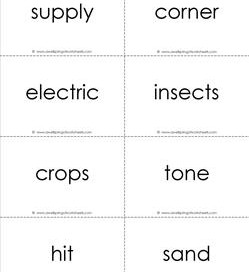fry word flash cards - the ninth 100 - black and white