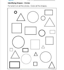 identifying shapes - circles