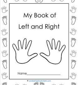 Left and Right - My Book of Left and Right - Position Words