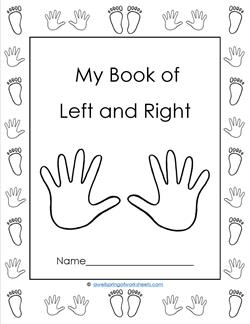 Left and Right - My Book of Left and Right - Position Words