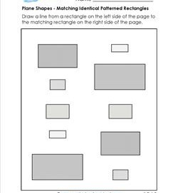 Matching Shapes - Identical Patterned Rectangles