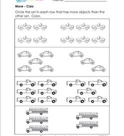 Printable Compare The Objects - Which is Bigger or Smaller