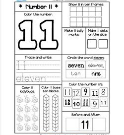 number worksheets for 0 20 kindergarten number worksheets