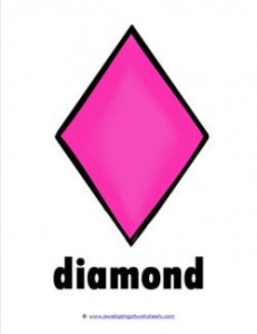 Plane Shape - Diamond - Color