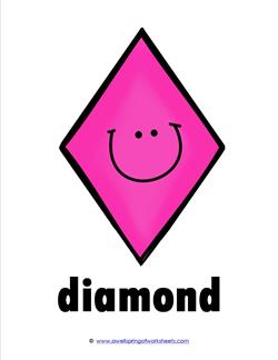 Plane Shape - Diamond - Smile