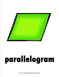 plane shape - parallelogram color