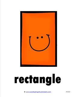 plane shape- rectangle - smile