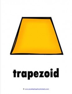 plane shape - trapezoid - color