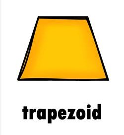 plane shape - trapezoid - color