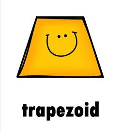 plane shape - trapezoid - smile