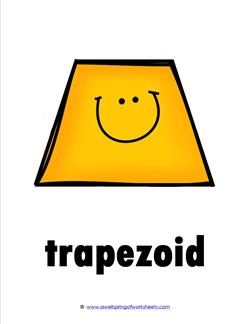 plane shape - trapezoid - smile