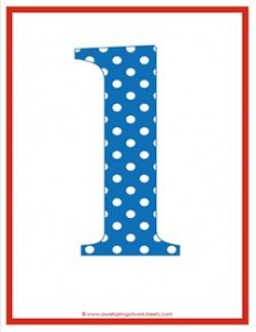 polka dot letters - lowercase l