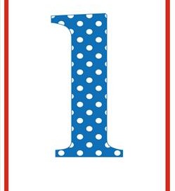 polka dot letters - lowercase l