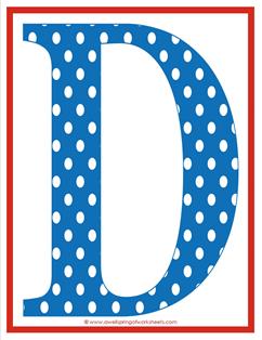 Circle Polka Dot Letters Upper Case, PDF