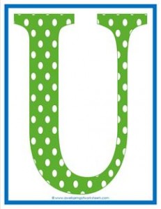 Circle Polka Dot Letters Upper Case, PDF