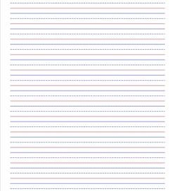 primary lined paper - portrait 1/2"