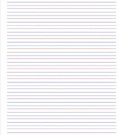 elementary lined paper for kinder thru third grade a wellspring