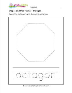 shapes and their names - octagon