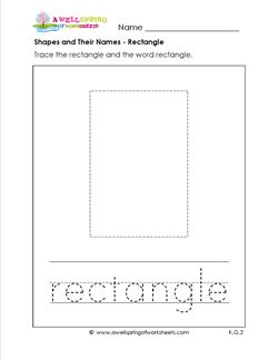 shapes and their names - rectangle