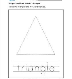 Shapes and Their Names - Triangle