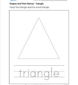 Shapes and Their Names - Triangle