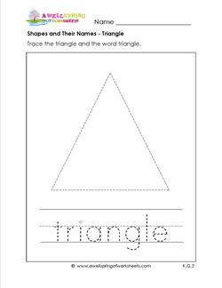 Shapes and Their Names - Triangle